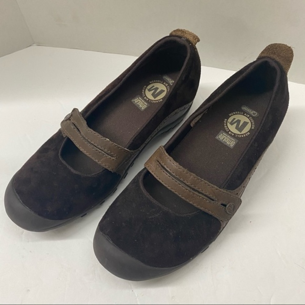 Merrell brown suede Mary Jane shoes 6.5 women’s